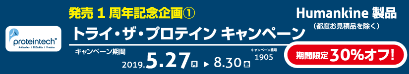 Humankine(R) トライ・ザ・プロテイン 30% OFF キャンペーン 期間:2019年8月30日(金)まで