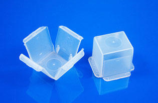 PEEL-A-WAY DISPOSABLE MOLDS 22MM SQUARE, 20MM DEEP, 288/CASE SEND D/S 492