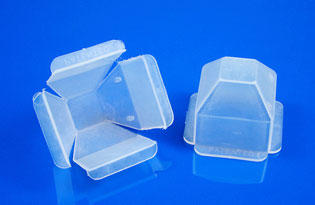 PEEL-A-WAY DISPOSABLE MOLDS, 22MM SQUARE TRUNCATED TO 8MM BOTTOM, 288/CASE, D/S 492