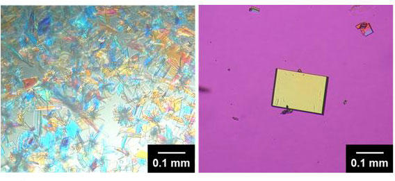 結晶化が困難な有機低分子に対しても高い確率で結晶化が可能 レーザー照射による有機低分子の結晶化及び構造解析サービス結晶化が困難な有機低分子に対しても高い確率で結晶化が可能